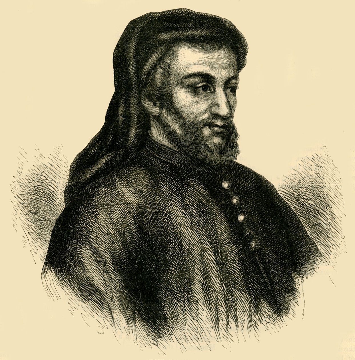 جيفري تشوسر ، c1878. بواسطة غير معروف