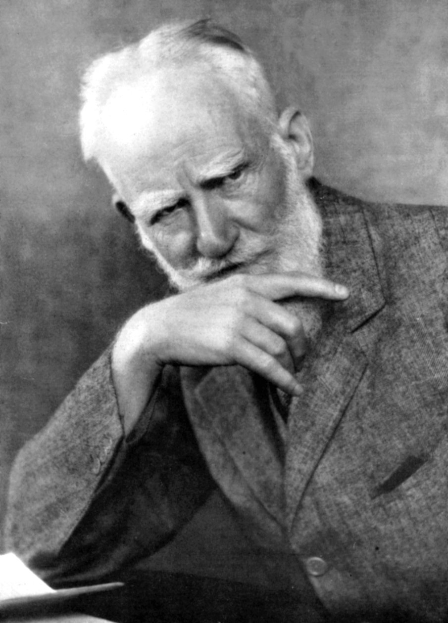 جورج برنارد شو 1856-1950 ، المؤلف الأيرلندي ، أوائل القرن العشرين بواسطة غير معروف