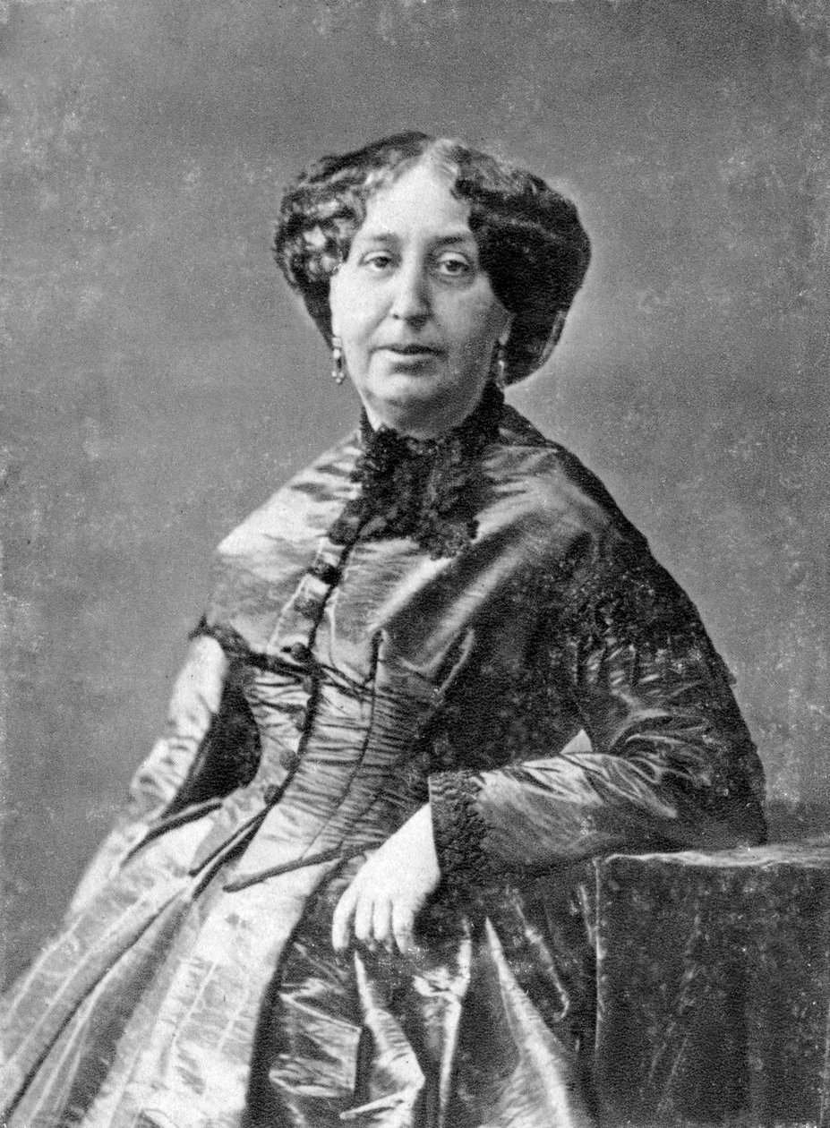 جورج ساند ، الروائي الفرنسي والنسوي المبكر ، c1845-1876 بواسطة غير معروف