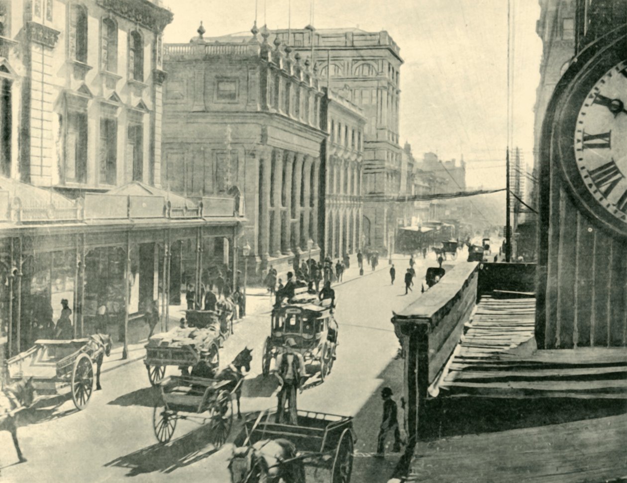 شارع جورج ، سيدني ، 1901. بواسطة غير معروف