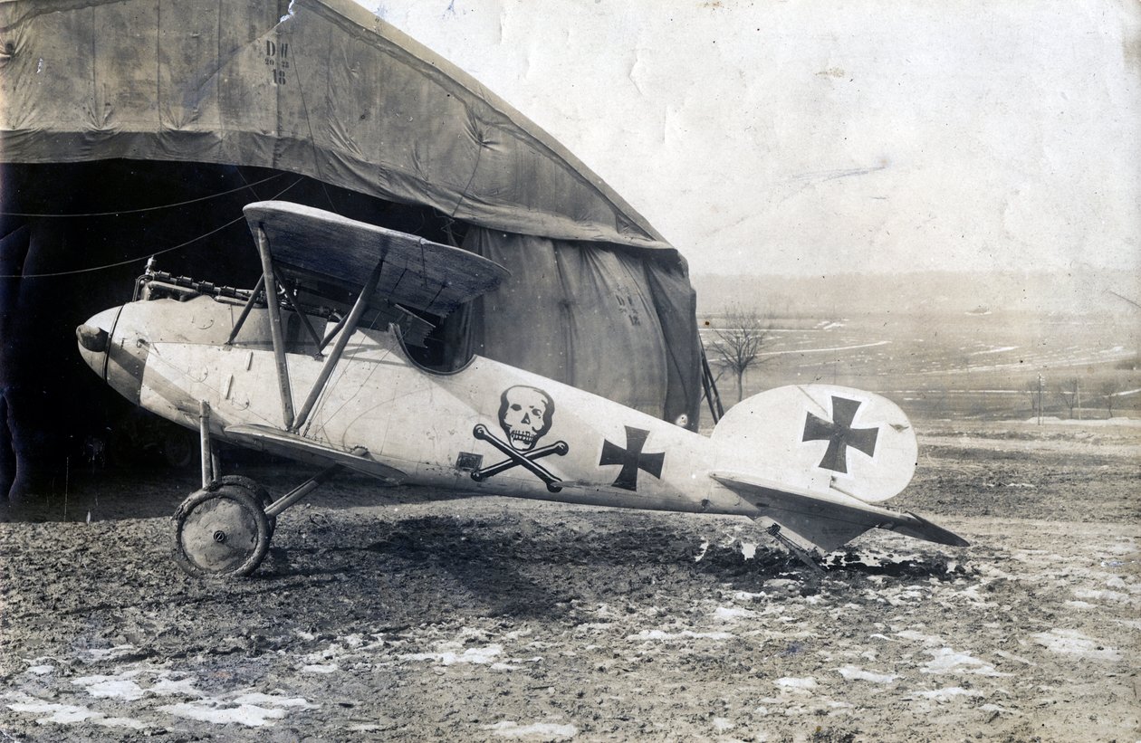 جيرمان الباتروس DV ، سويلي ، فرنسا ، 2 يناير 1918 بواسطة غير معروف