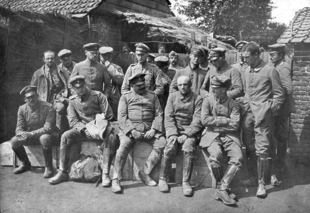 أسرى الحرب الألمان ، إبرس ، بلجيكا ، 1914 بواسطة غير معروف