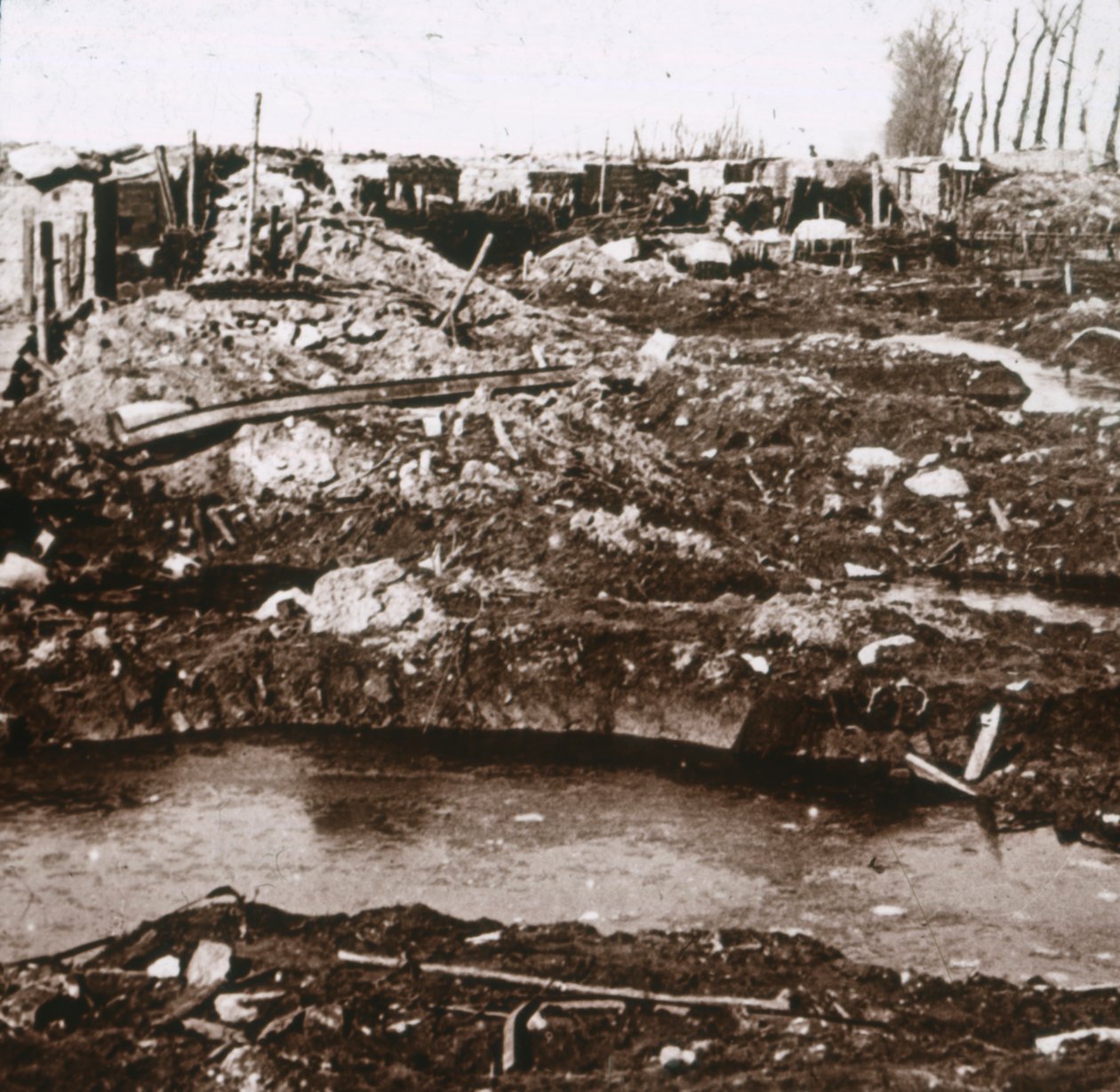 المأوى الألماني ، نوردشوت ، فلاندرز ، بلجيكا ، c1914-c1918 بواسطة غير معروف