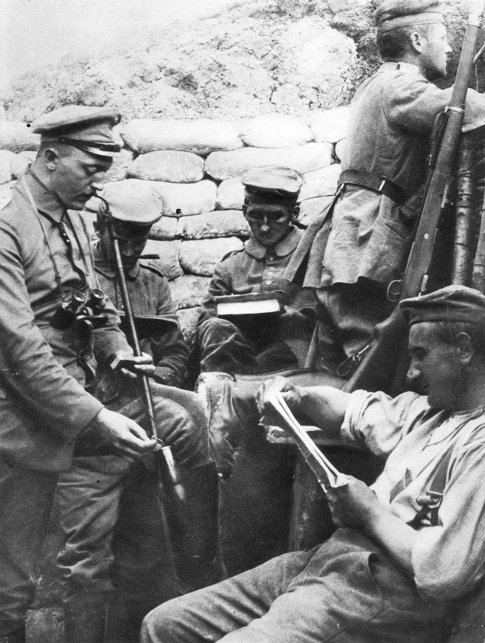 الجنود الألمان ، الحرب العالمية الأولى ، 1914-1918 بواسطة غير معروف