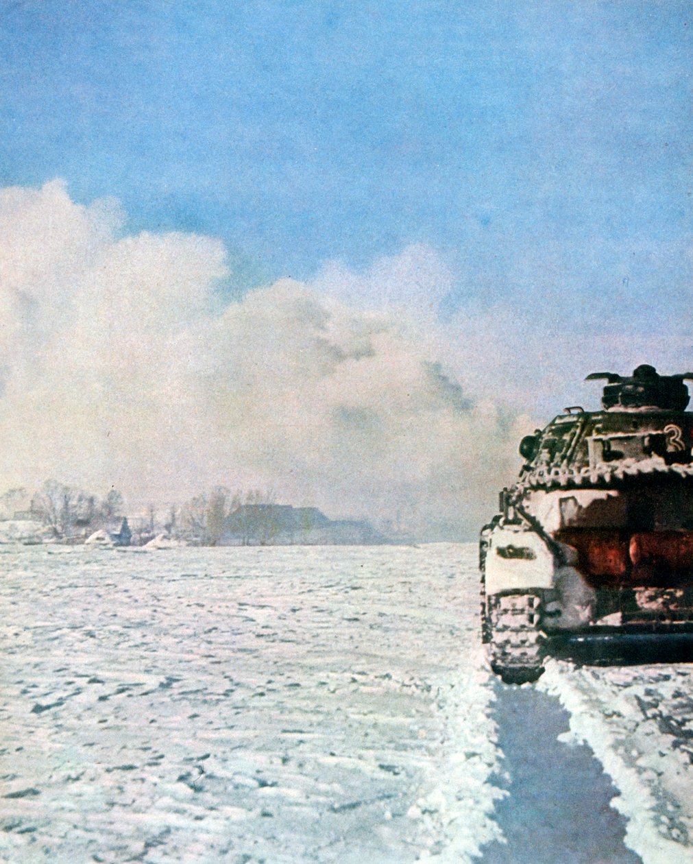 قتال دبابة ألمانية في الثلج ، روسيا ، يناير 1943 بواسطة غير معروف