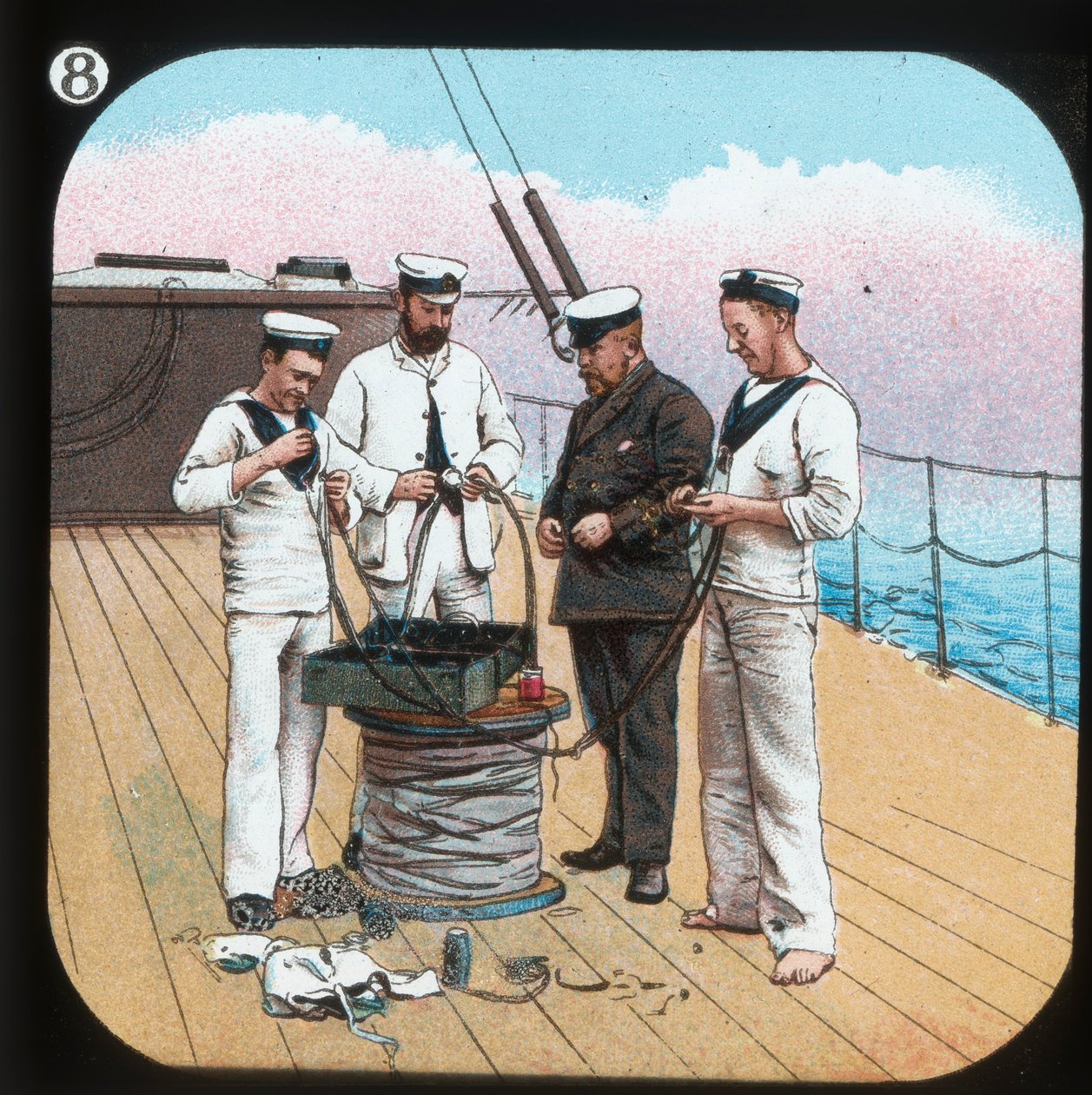 تجهيز الضوء الكهربائي - HMS Edinburgh ، c1900. بواسطة غير معروف