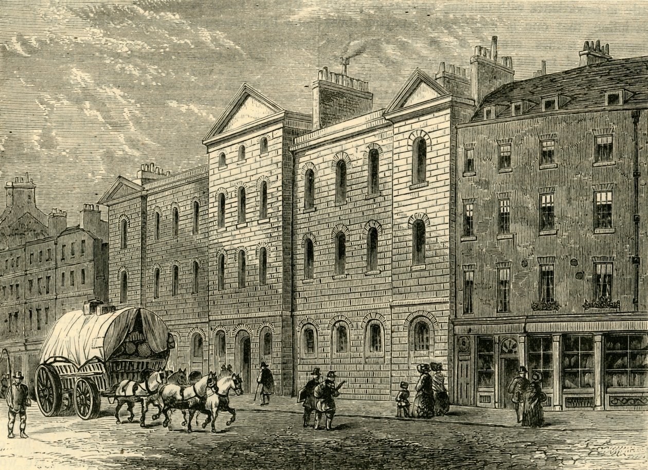 Giltspur Street Compter ، 1840 ، c1872. بواسطة غير معروف