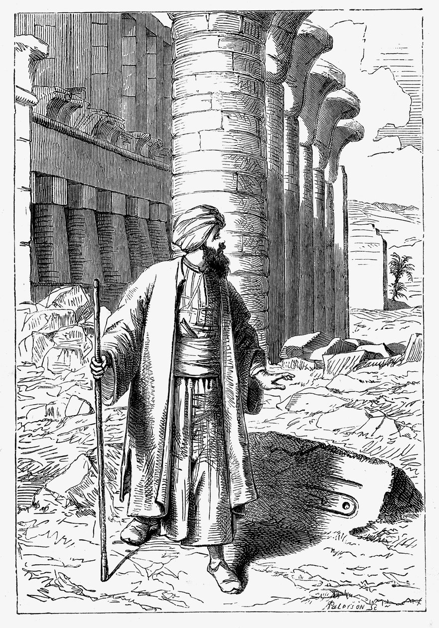 جيوفاني باتيستا بيلزوني ، مستكشف إيطالي وباحث عن العصور القديمة ، c1860 بواسطة غير معروف