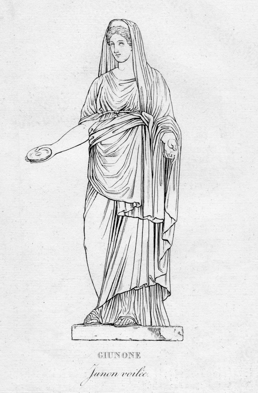 Giunone Junon محجبة ، c1850 بواسطة غير معروف