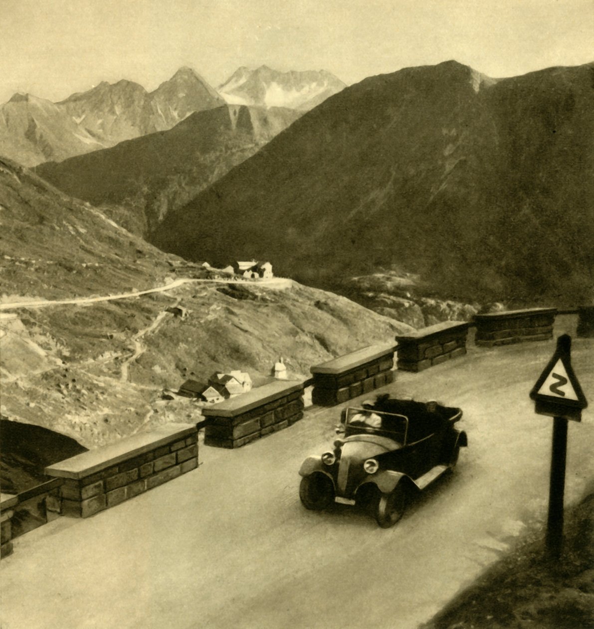 Glocknerhaus على طريق Grossglockner High Alpine ، النمسا ، c1935. بواسطة غير معروف