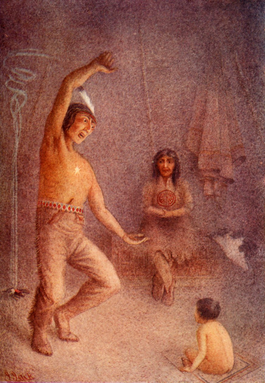 جلب جلوسكاب كل موارده السحرية لمساعدته ، 1914. بواسطة غير معروف