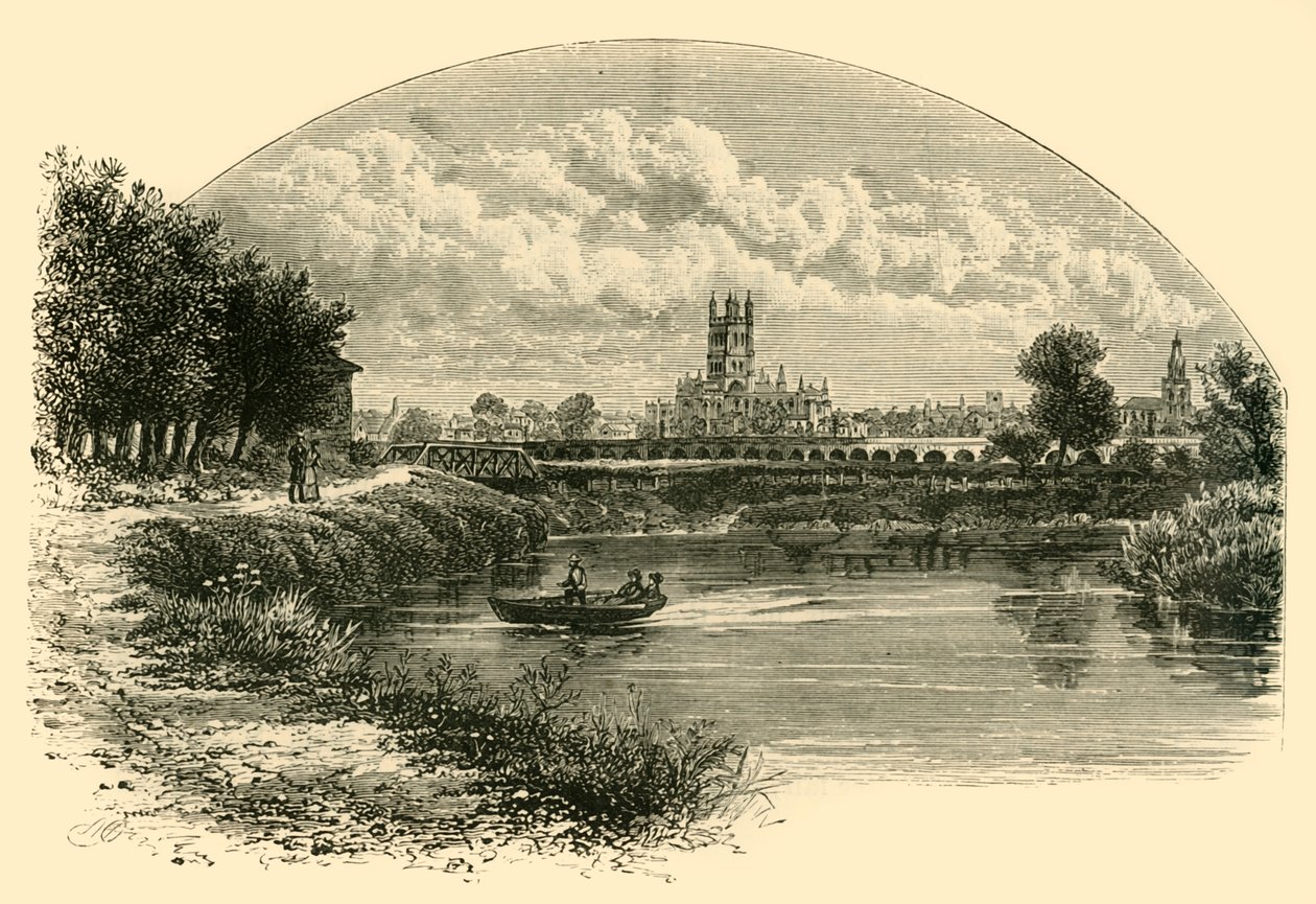 غلوستر ، من الشمال الغربي ، 1898. بواسطة غير معروف