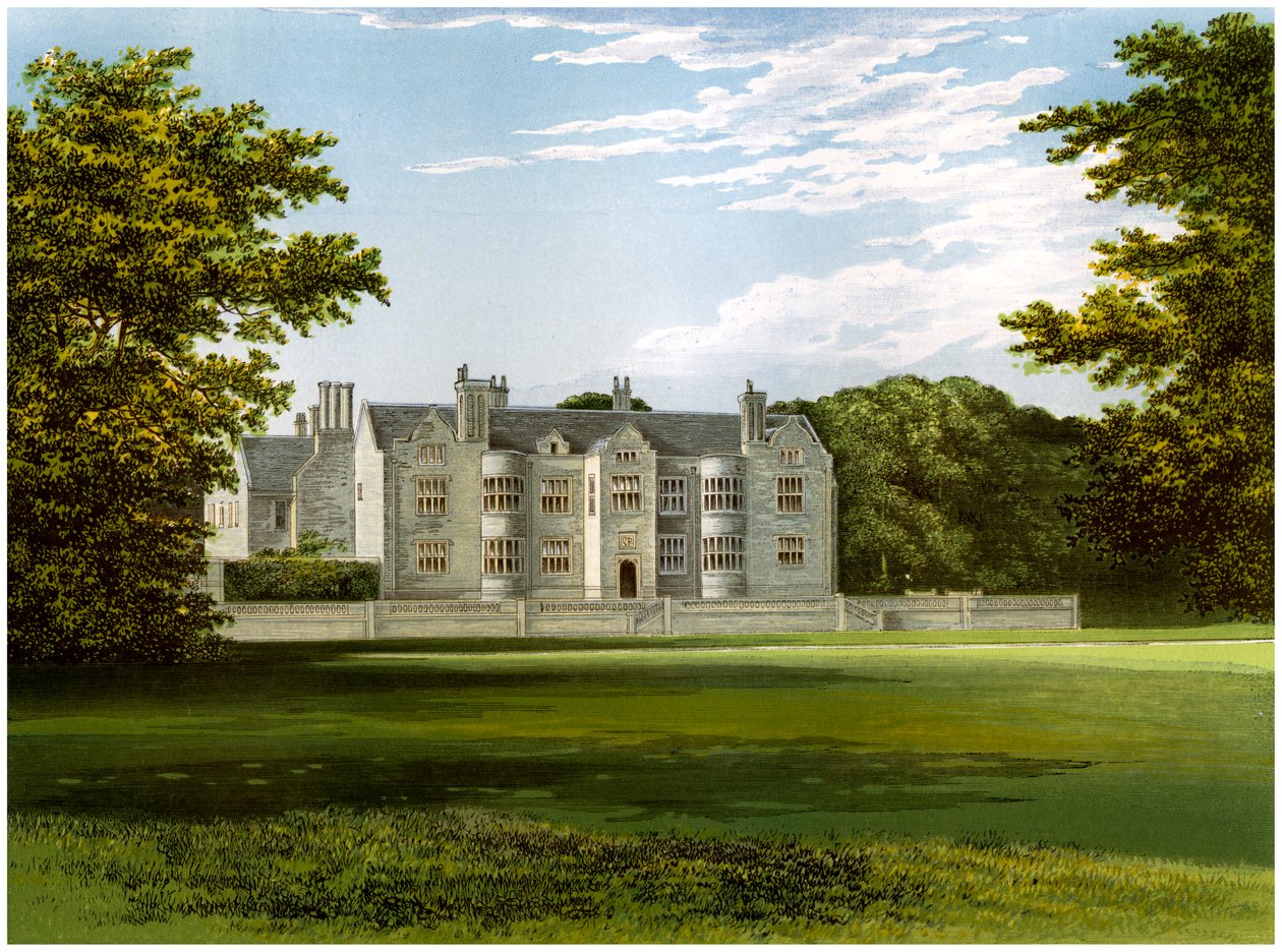 Glynde Place ، ساسكس ، منزل Viscount Hampden ، c1880 بواسطة غير معروف