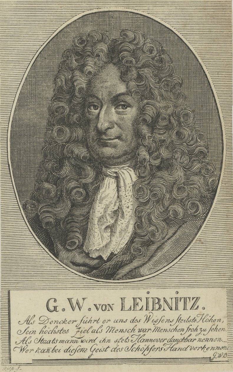 جوتفريد فيلهلم ليبنيز 1646-1716 ، ج. 1710. بواسطة غير معروف