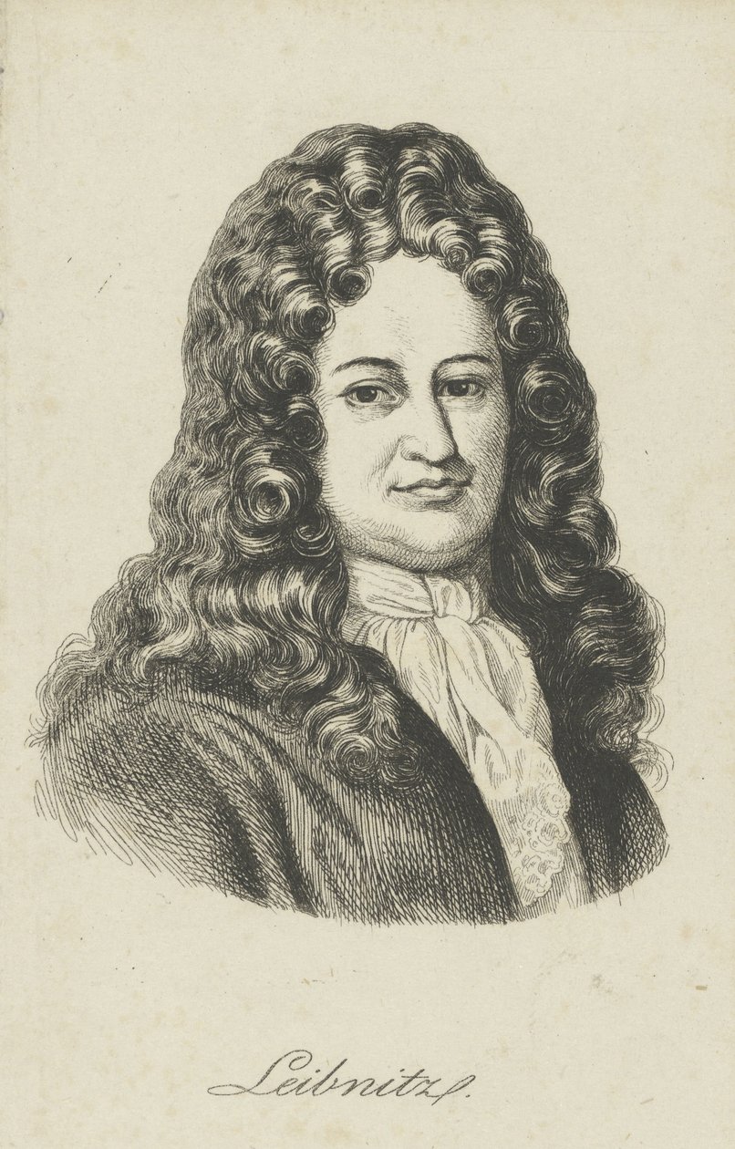 جوتفريد فيلهلم ليبنيز 1646-1716 ، ج. 1800. بواسطة غير معروف