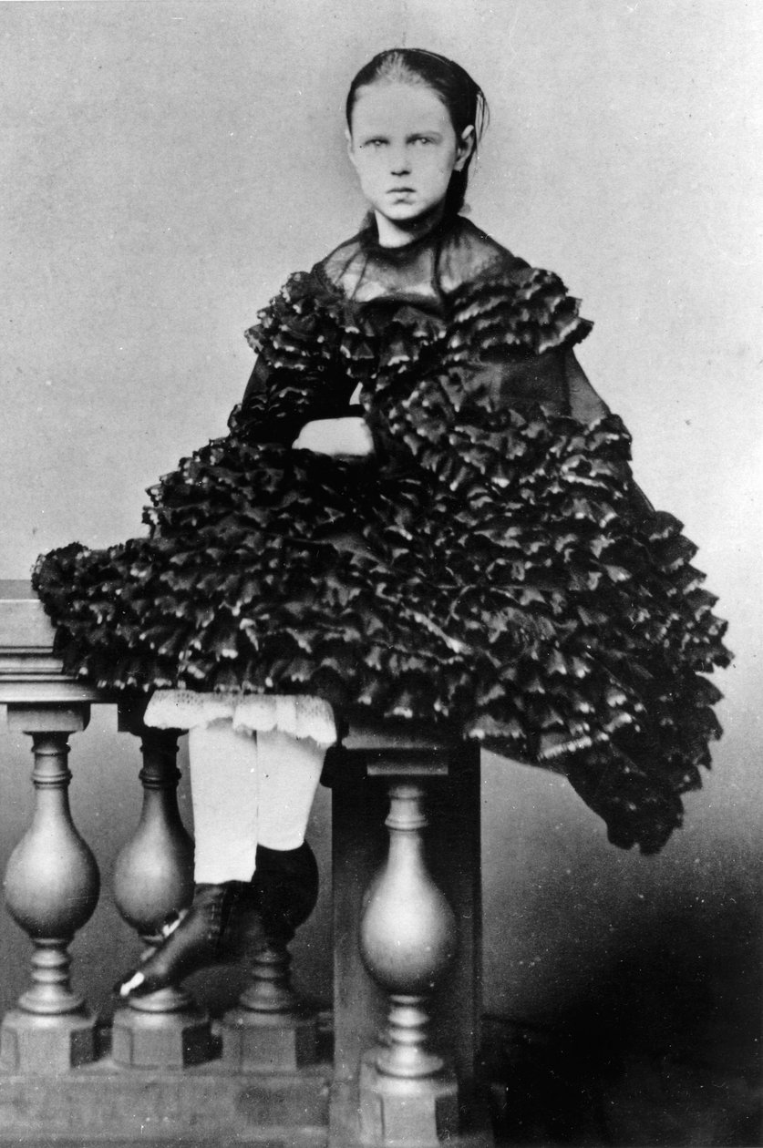 دوقة روسيا ماريا ألكسندروفنا ، c1860-c1862 بواسطة غير معروف