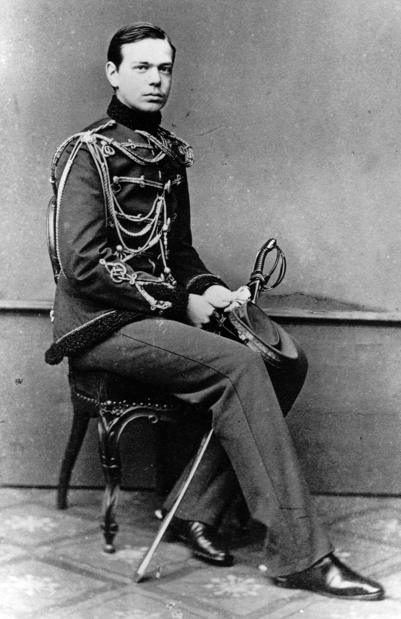 دوق ألكسندر ألكسندر ألكسندروفيتش من روسيا ، c1860-c1862 بواسطة غير معروف