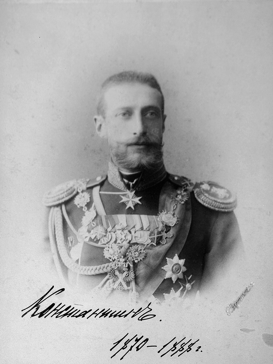 دوق قسطنطين قسطنطين كونستانتينوفيتش من روسيا ، 1880 بواسطة غير معروف