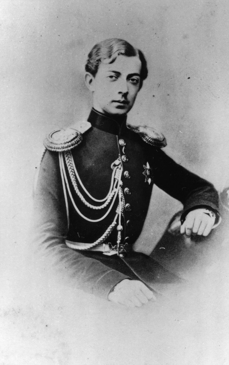 الدوق الأكبر نيكولاس ألكسندروفيتش من روسيا ، c1861-c1864 بواسطة غير معروف