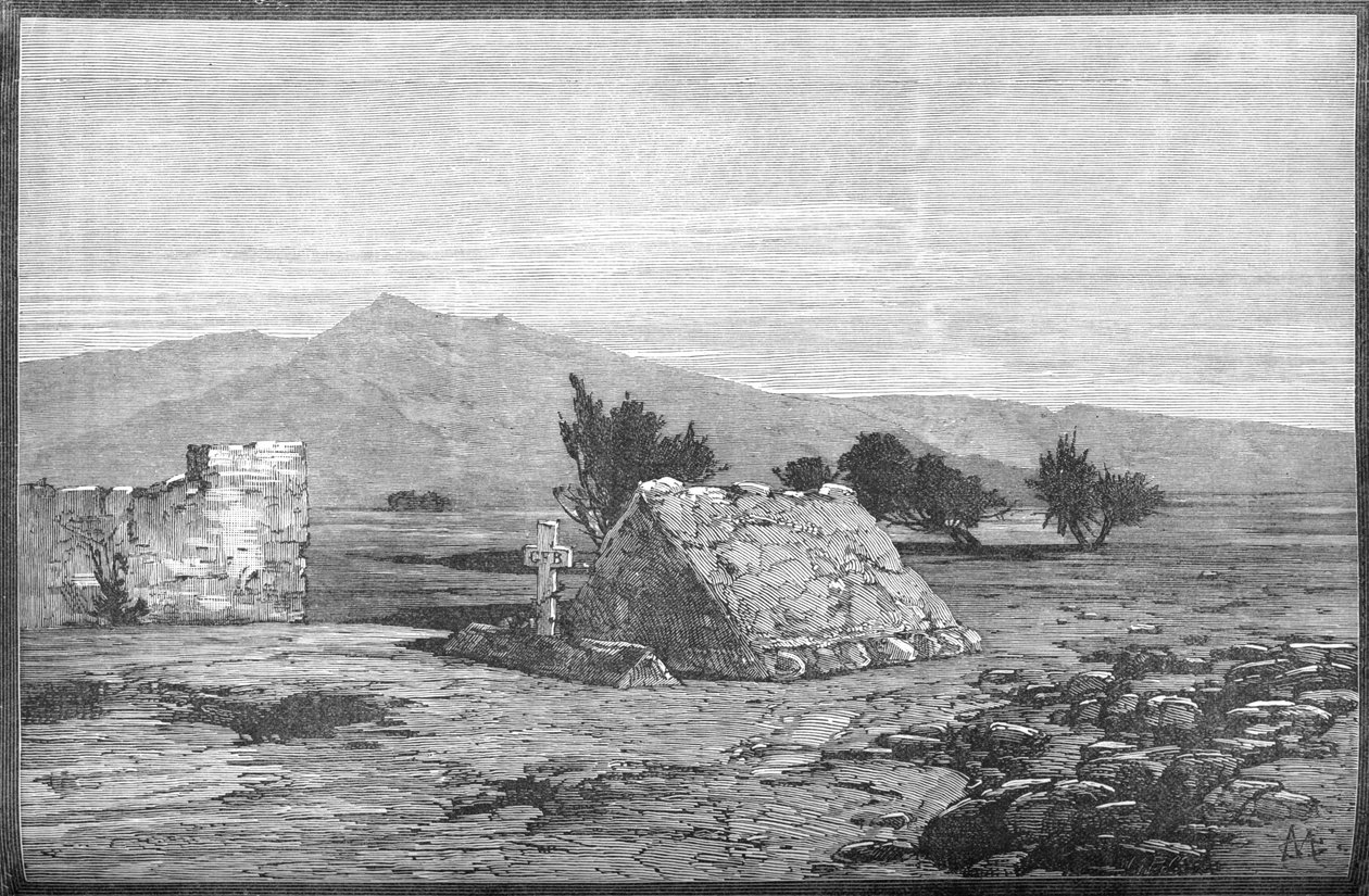 قبور بلاكوود الكبرى ورجال الفوج السادس والستين ، مايواند ، c1880 بواسطة غير معروف