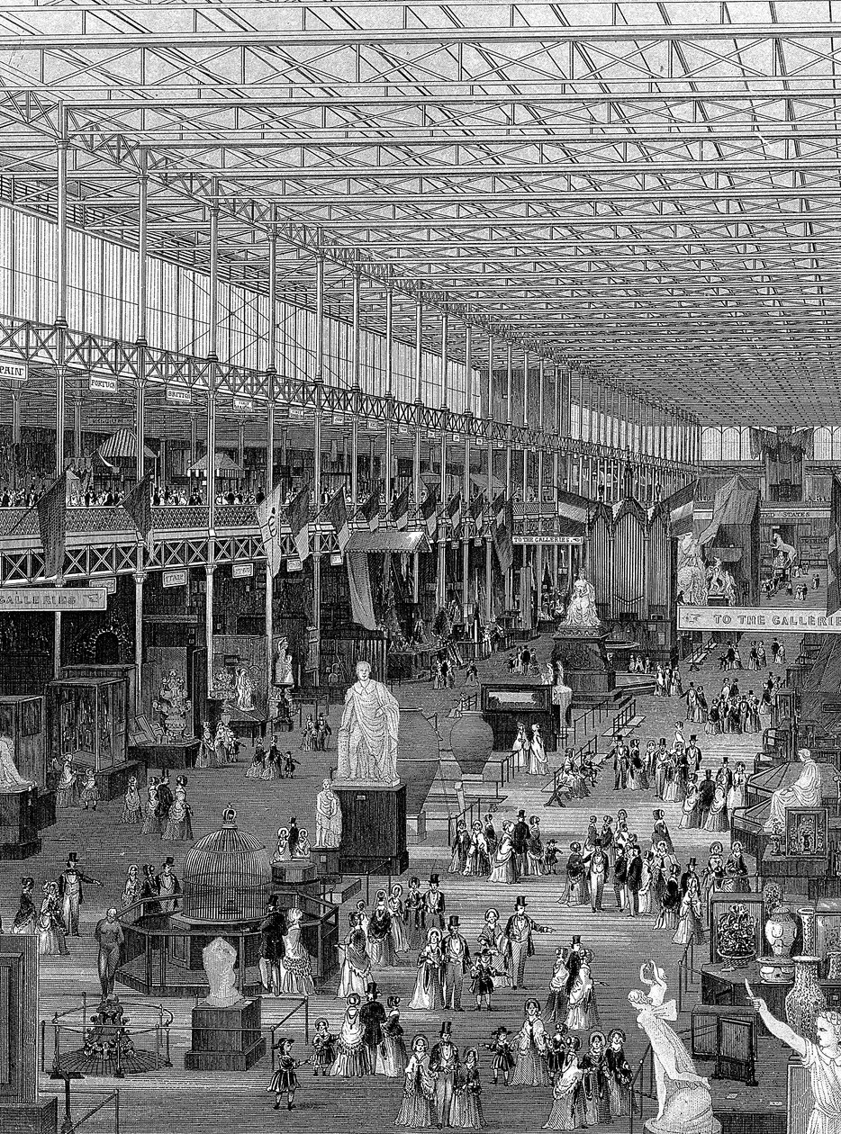 معرض كبير في كريستال بالاس ، هايد بارك ، لندن ، 1851 بواسطة غير معروف