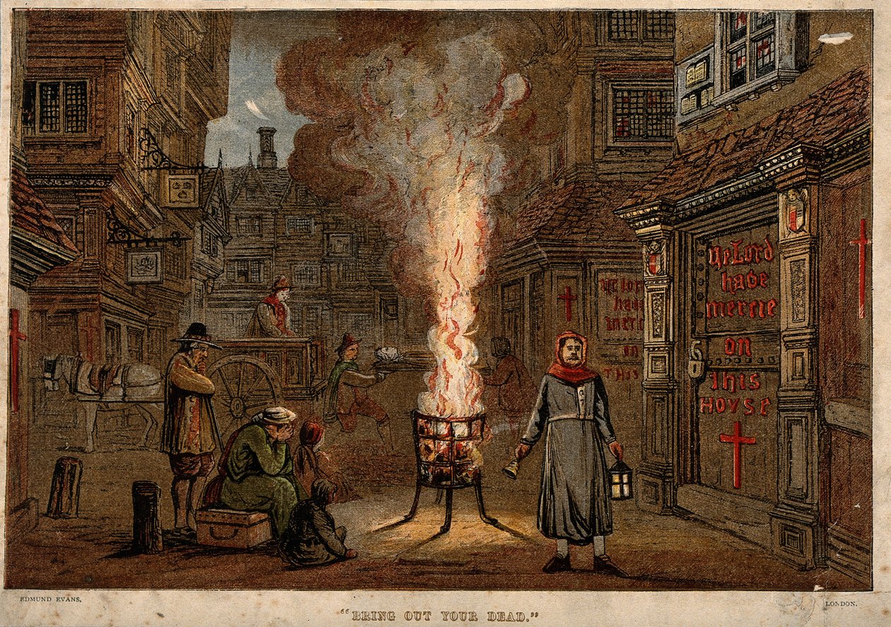 الطاعون العظيم في لندن ، 1665 بواسطة غير معروف