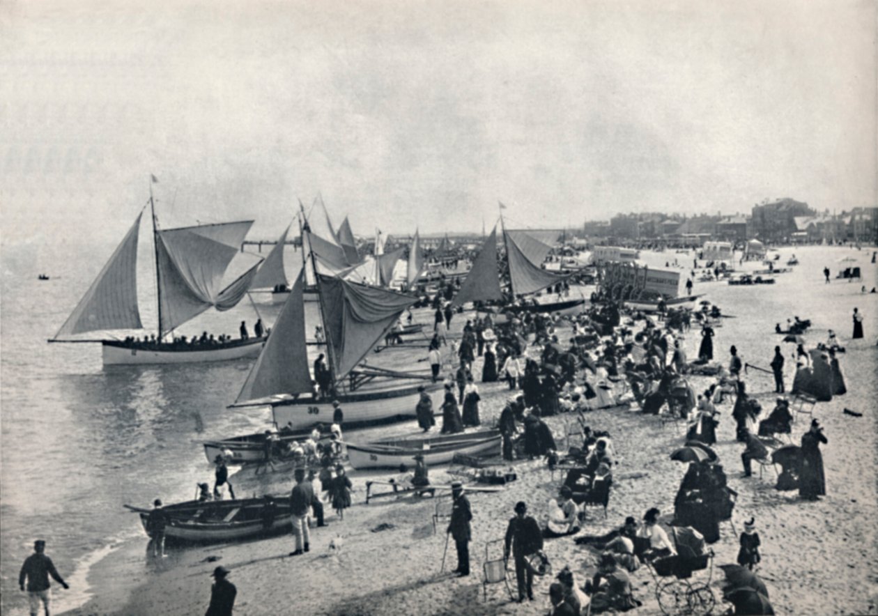 غريت يارموث - مشهد نموذجي على الشاطئ ، 1895 بواسطة غير معروف
