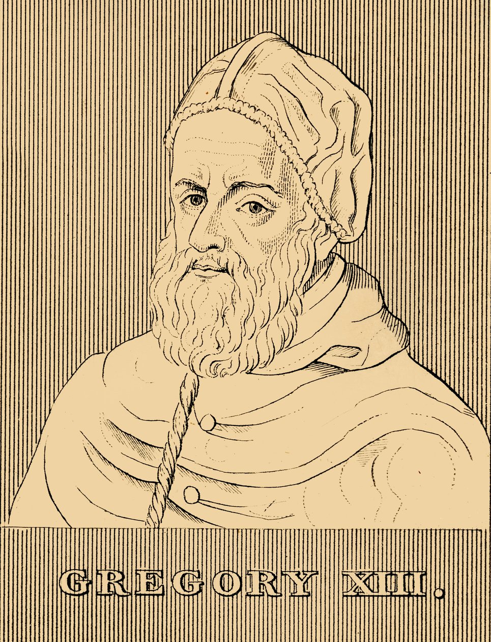 غريغوري الثالث عشر ، 1502-1585 ، 1830. بواسطة غير معروف
