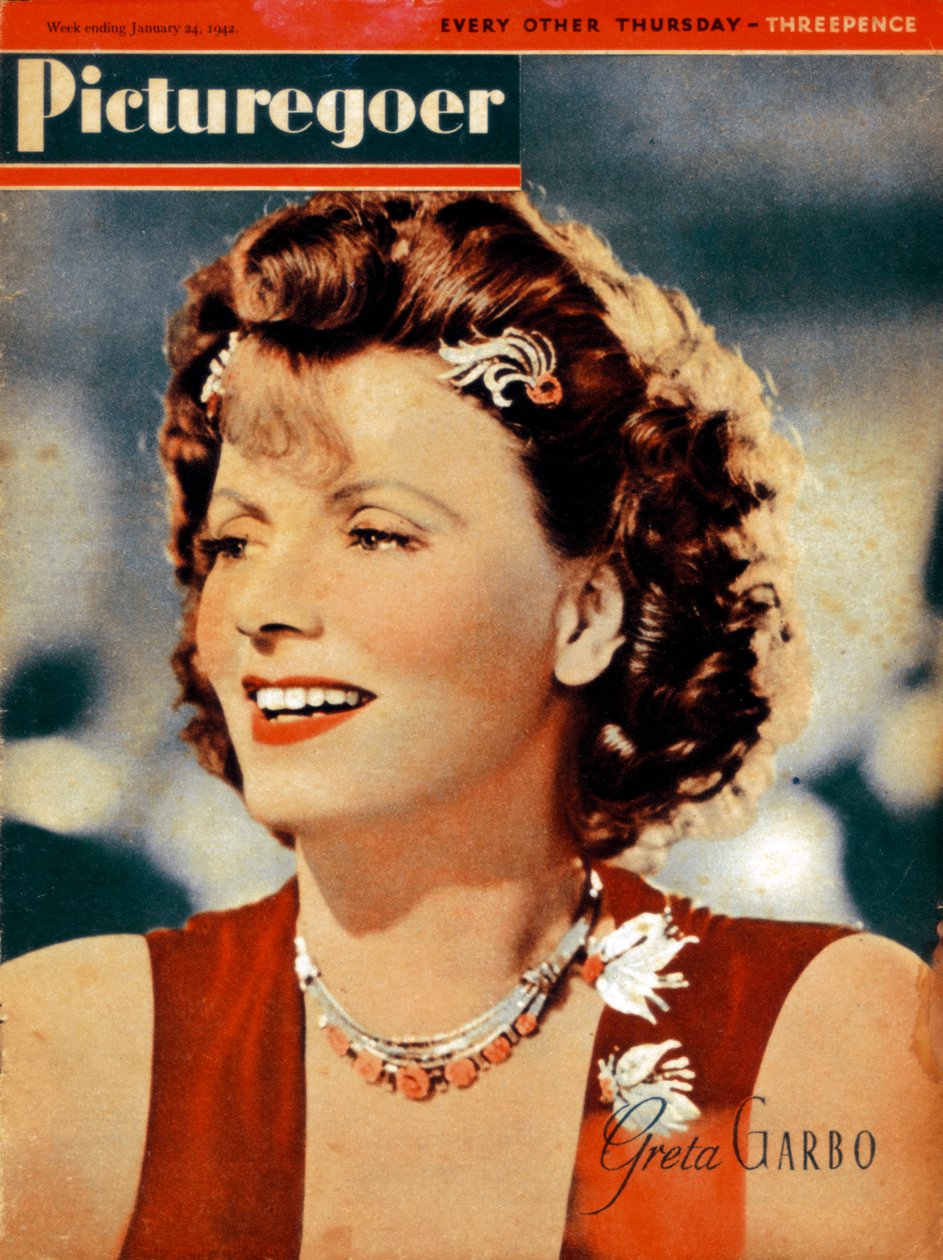 غريتا غاربو 1905-1990 ، الممثلة الأمريكية السويدية المولد ، 1942 بواسطة غير معروف