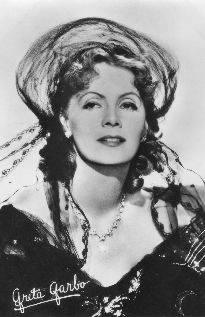 غريتا غاربو 1905-1990 ، ج 1930. ممثلة سينمائية سويدية بواسطة غير معروف