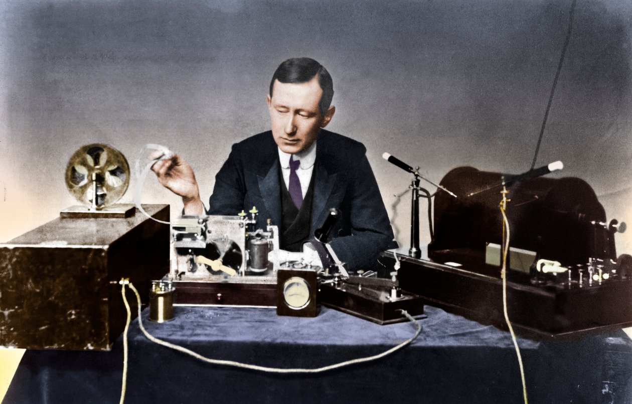 Guglielmo Marconi 1874-1937 ، فيزيائي إيطالي ورائد إذاعي بواسطة غير معروف