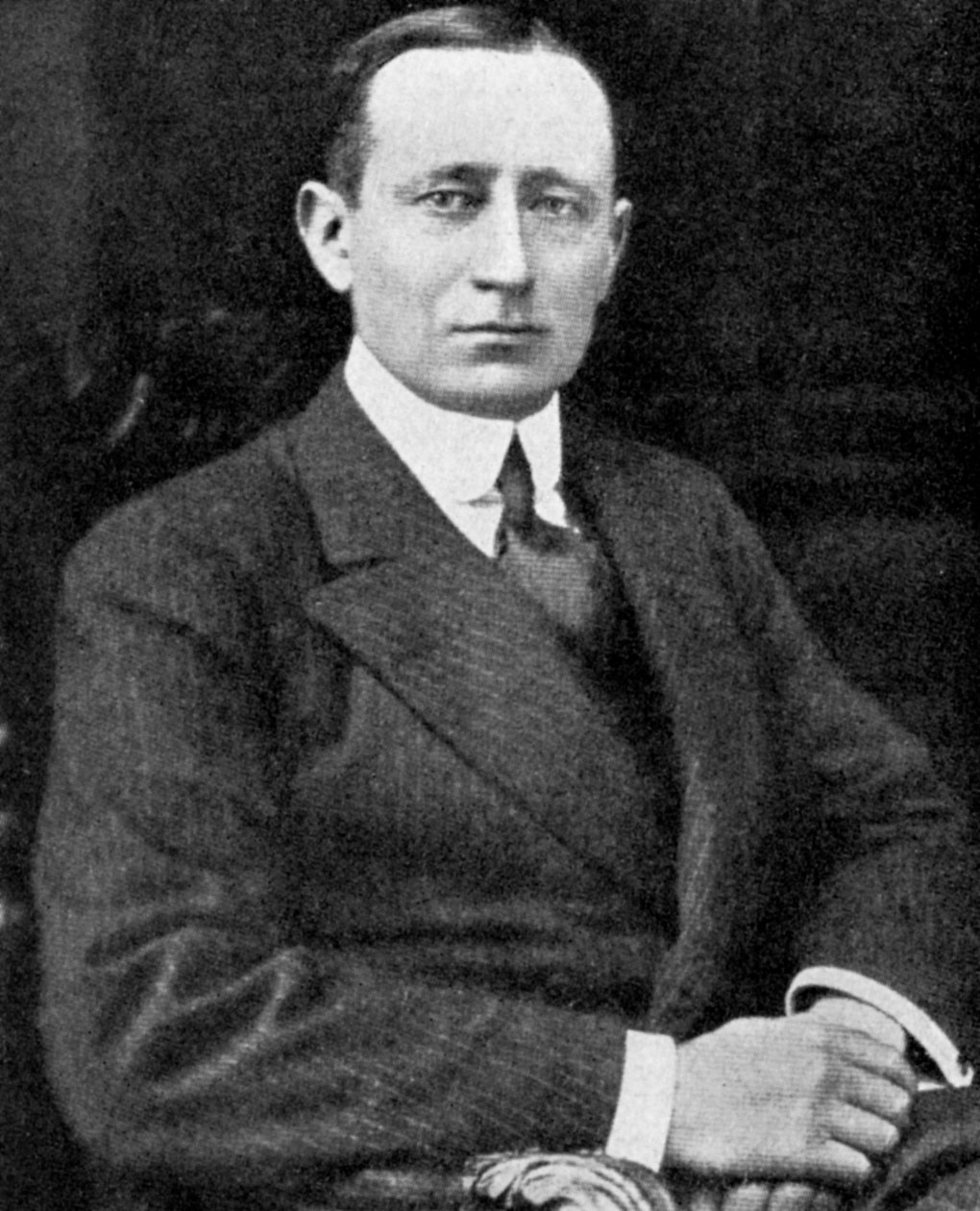 Guglielmo Marconi ، المخترع الإيطالي ، c1920 بواسطة غير معروف