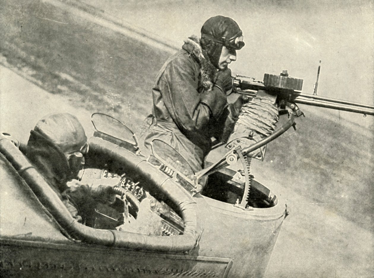 البندقية والأدوات المستخدمة من قبل الطيار ، 1919. بواسطة غير معروف