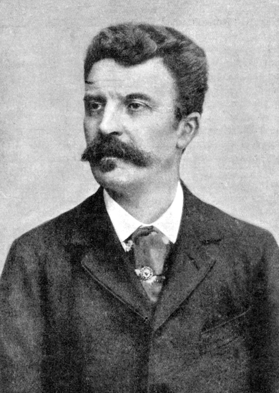 جاي دي موباسانت 1850-1893 ، كاتب فرنسي ، أوائل القرن العشرين بواسطة غير معروف