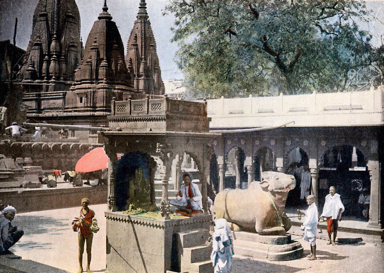 جيان بابي بئر المعرفة ، فاراناسي ، الهند ، c1890 بواسطة غير معروف
