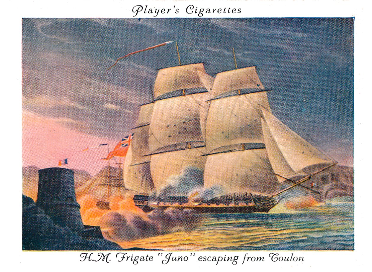 HMFrigateJuno الهروب من طولون ، 1936. بواسطة غير معروف