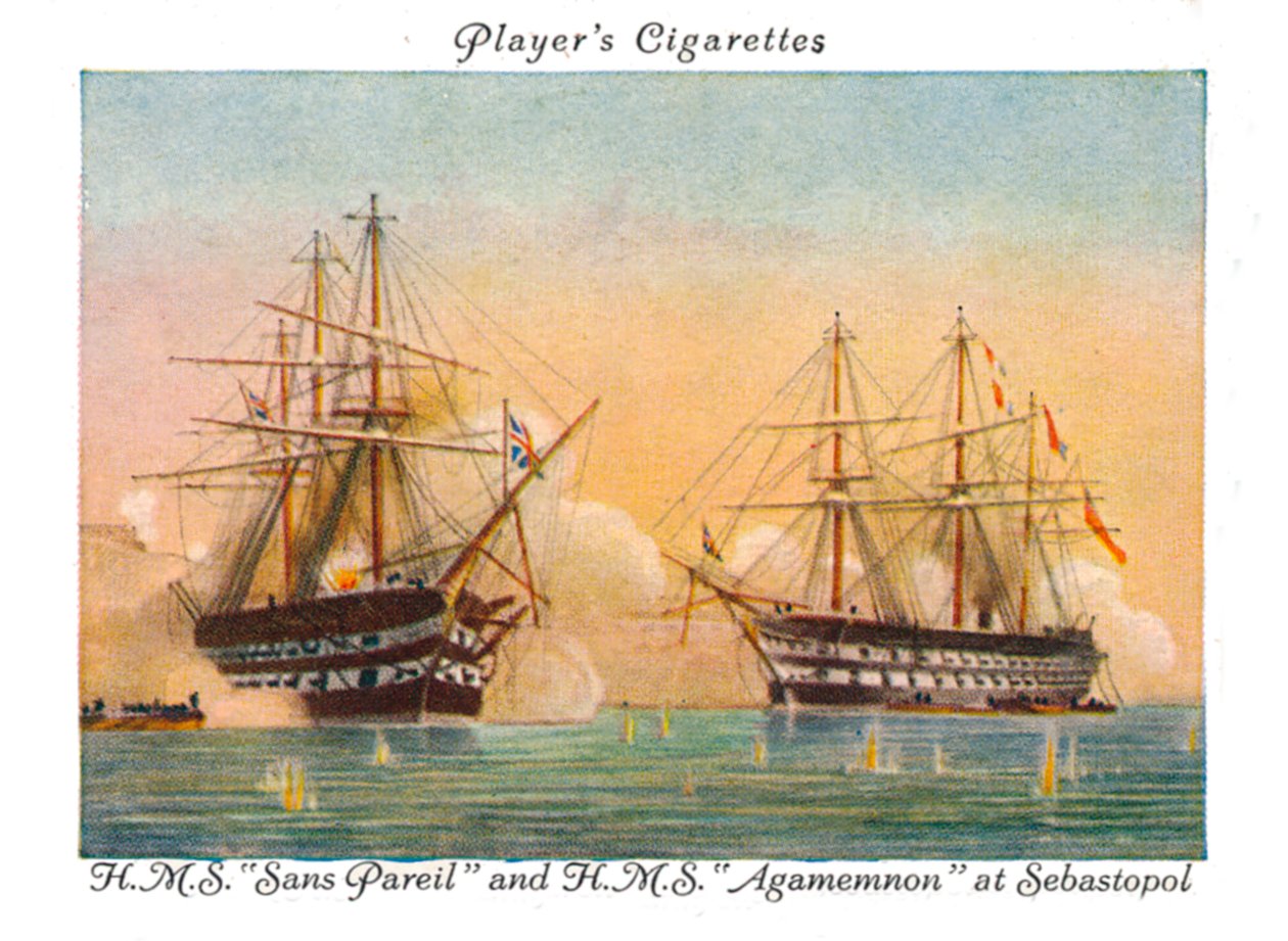 HMSSans Parieland HMSAgamemnon في سيباستوبول ، 1936. بواسطة غير معروف