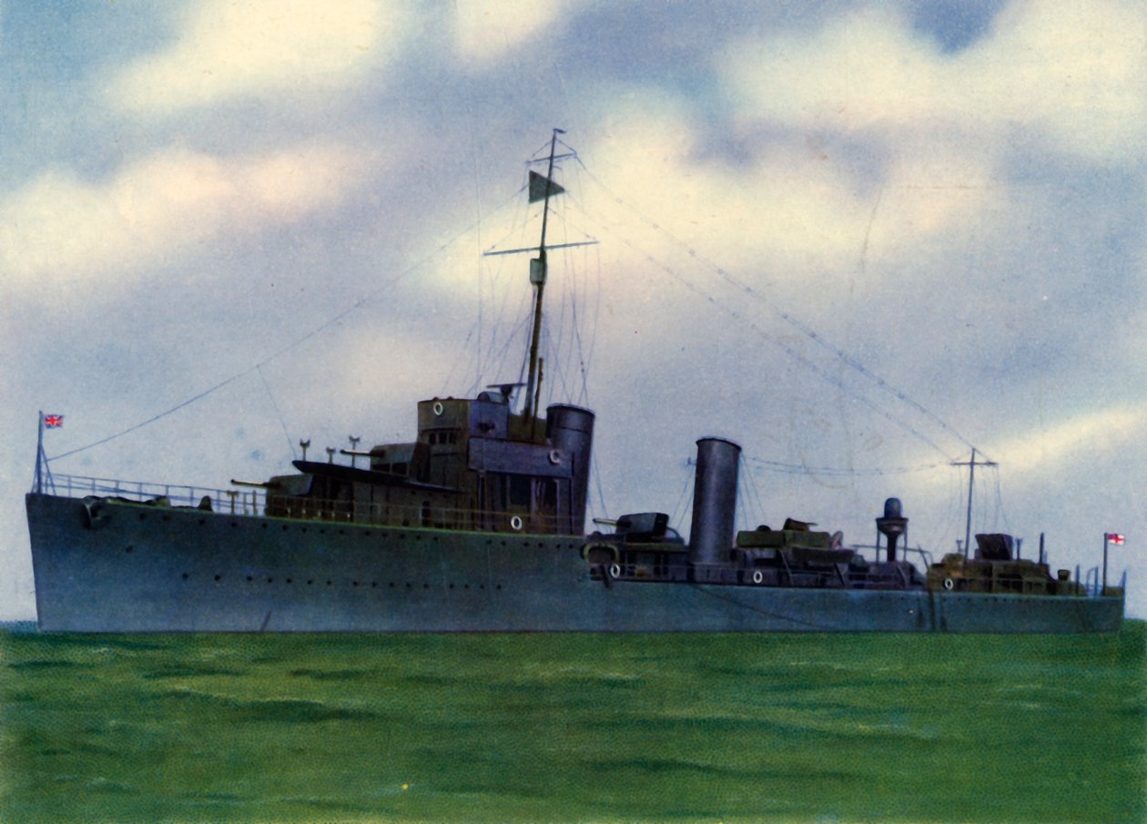 HMS Broke. بواسطة غير معروف