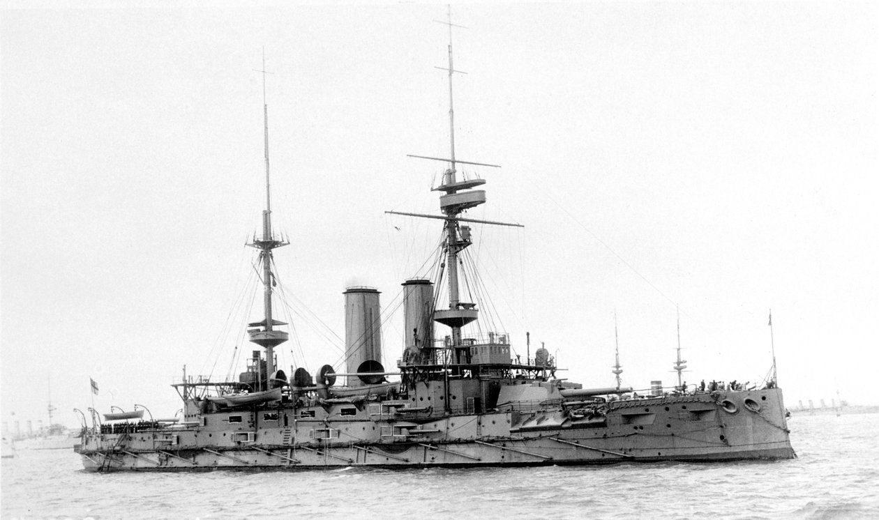 HMS Bulwark ، بارجة بريطانية ، c1899-1914 بواسطة غير معروف