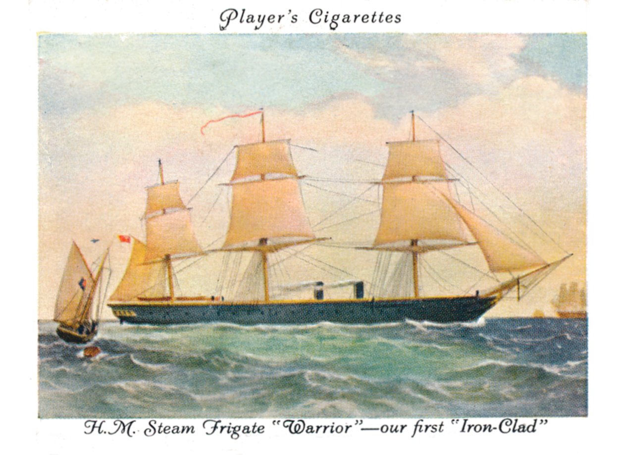 HM Steam Frigate Warrior - أول مكواة حديدية ، 1936. بواسطة غير معروف
