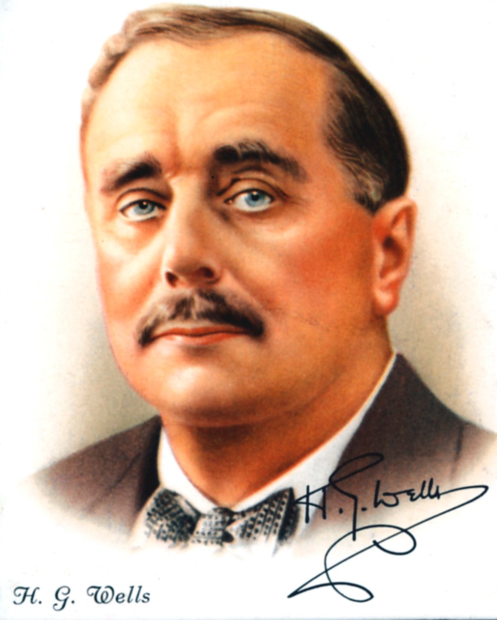 HG Wells ، مؤلف إنجليزي ومؤرخ شعبي ، 1927 بواسطة غير معروف