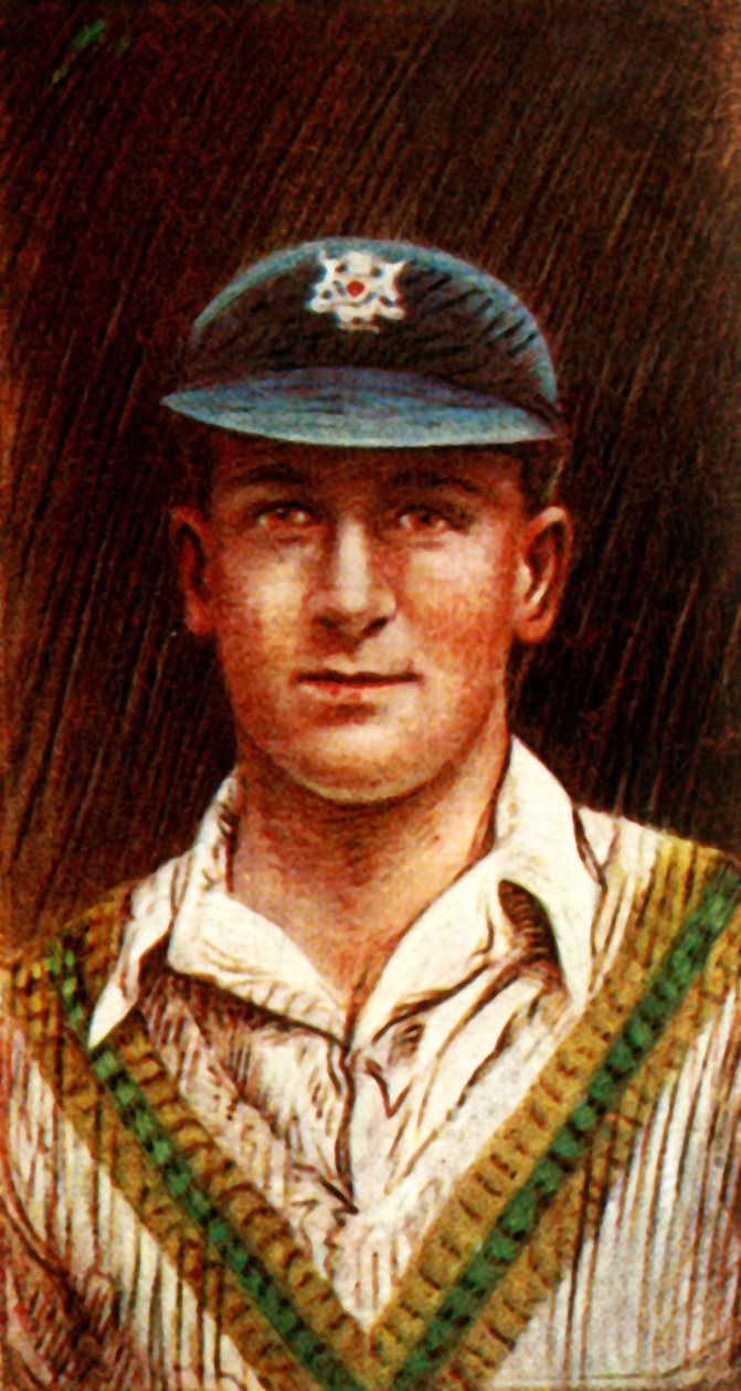 H. Larwood Notts ، 1928. بواسطة غير معروف