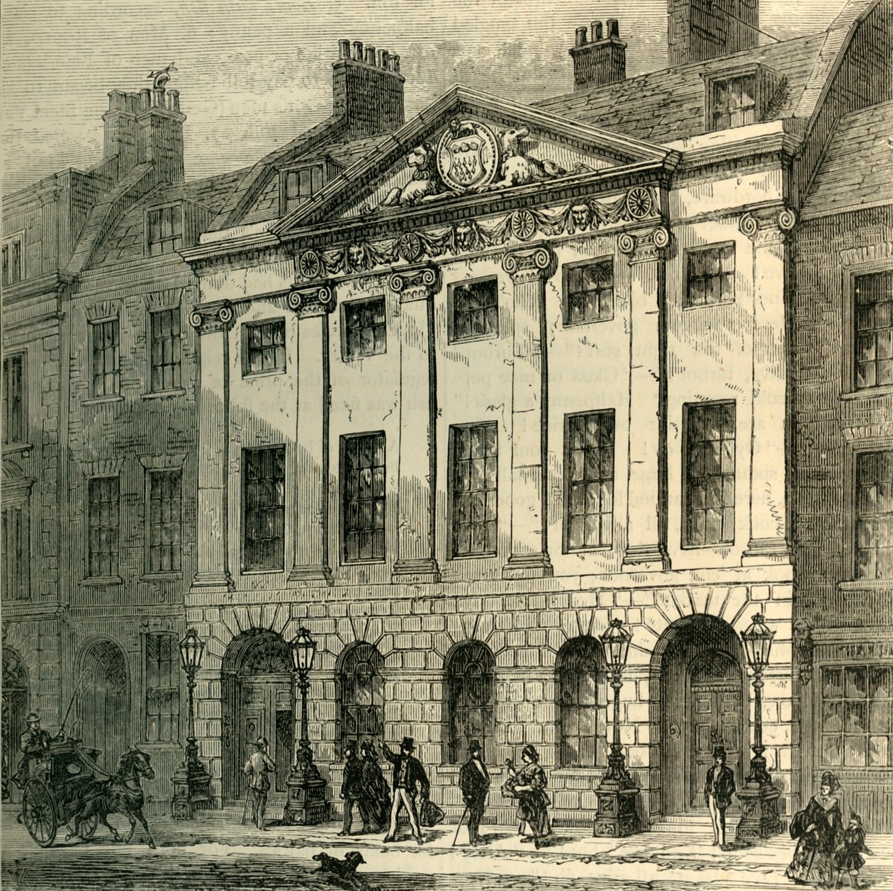 قاعة شركة Skinners ، c1872. بواسطة غير معروف