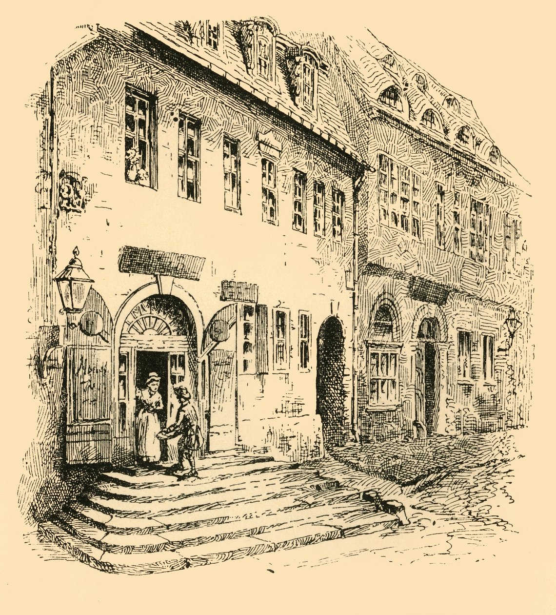 مسقط رأس هاندلز ، هاله ، ساكسونيا ، 1907. بواسطة غير معروف
