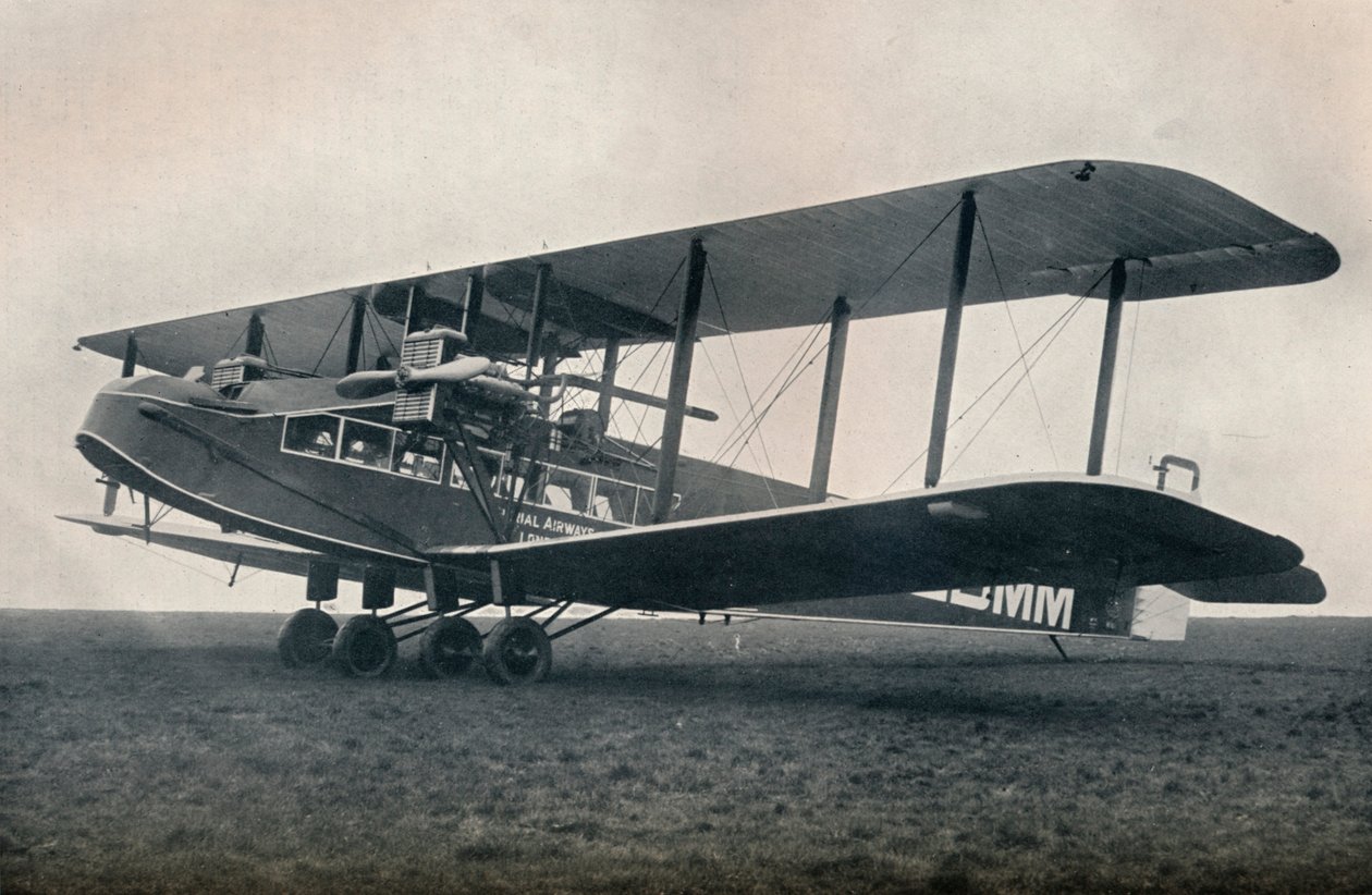 Handley-Page W.10 طائرة تحمل ركاب تعمل على الخطوط الجوية الإمبراطورية ، 1929 بواسطة غير معروف