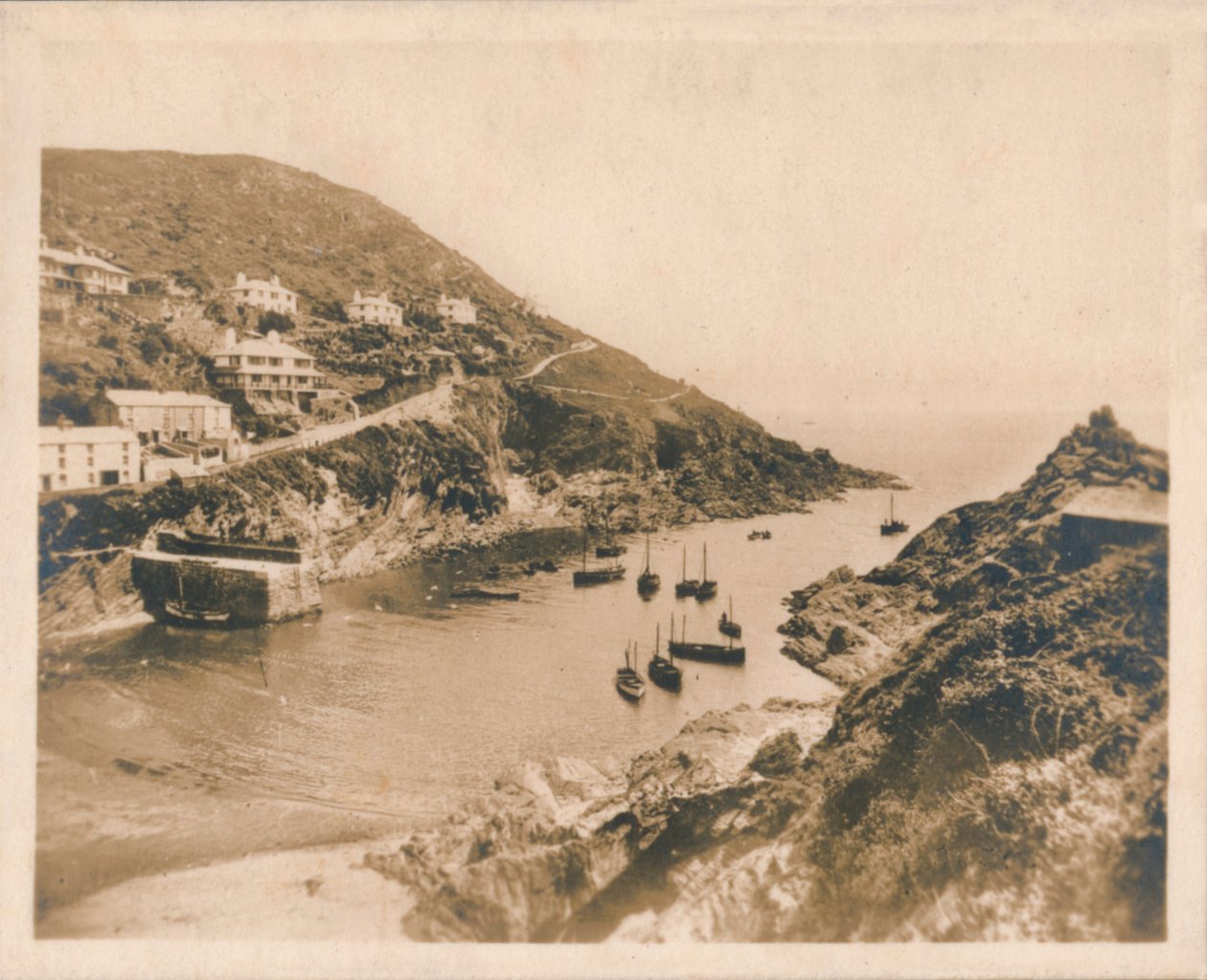 ميناء الفم - Polperro ، 1927 بواسطة غير معروف