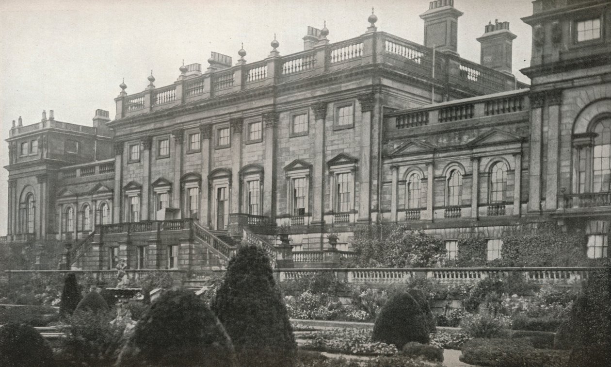 Harewood House ، منزل Rt. عزيزي. إيرل هاروود ، c1913 بواسطة غير معروف