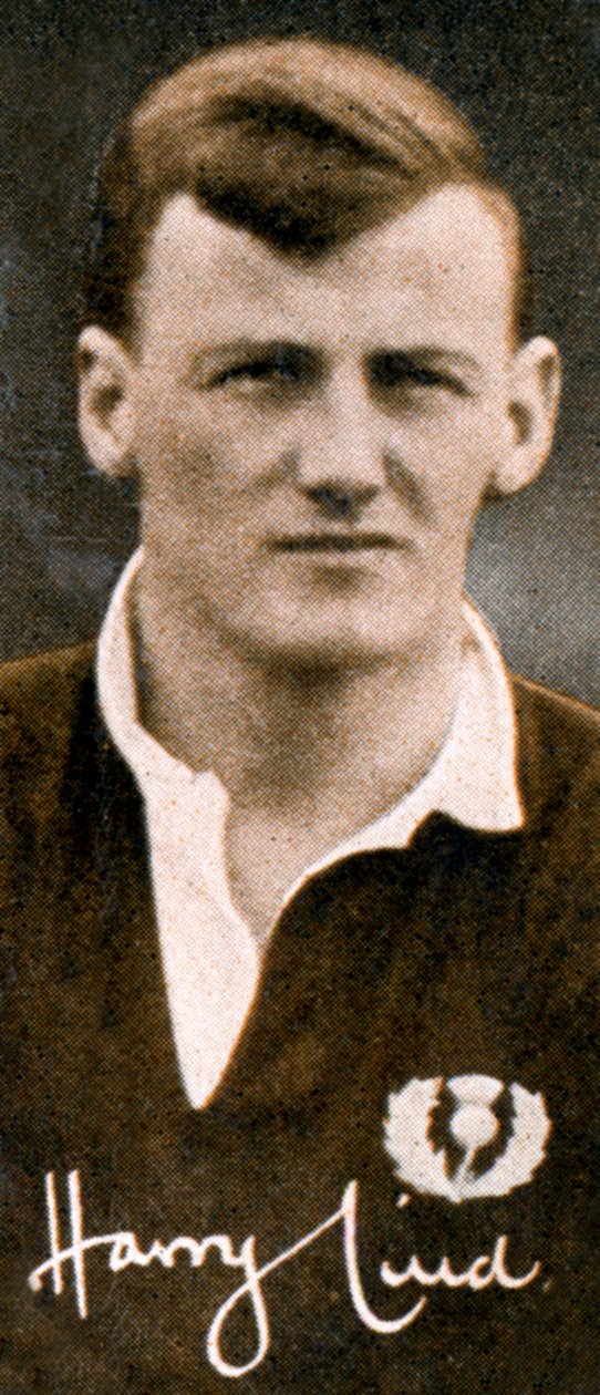 هاري ليند 1906-1986 ، لاعب اتحاد الرجبي الاسكتلندي الدولي ، 1935 بواسطة غير معروف