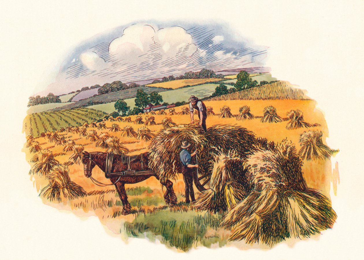 الحصاد في Tolpuddle ، 1824 ، 1934 بواسطة غير معروف