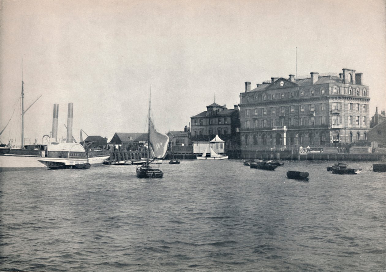Harwich - فندق The Quay and Great Eastern ، 1895 بواسطة غير معروف